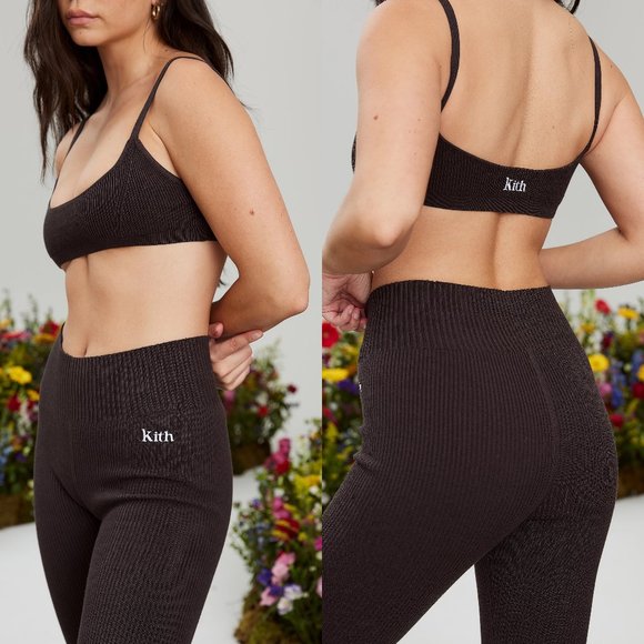 KITH Cacao Ribbed 'Rexford II' Bra - Picture 1 of 4